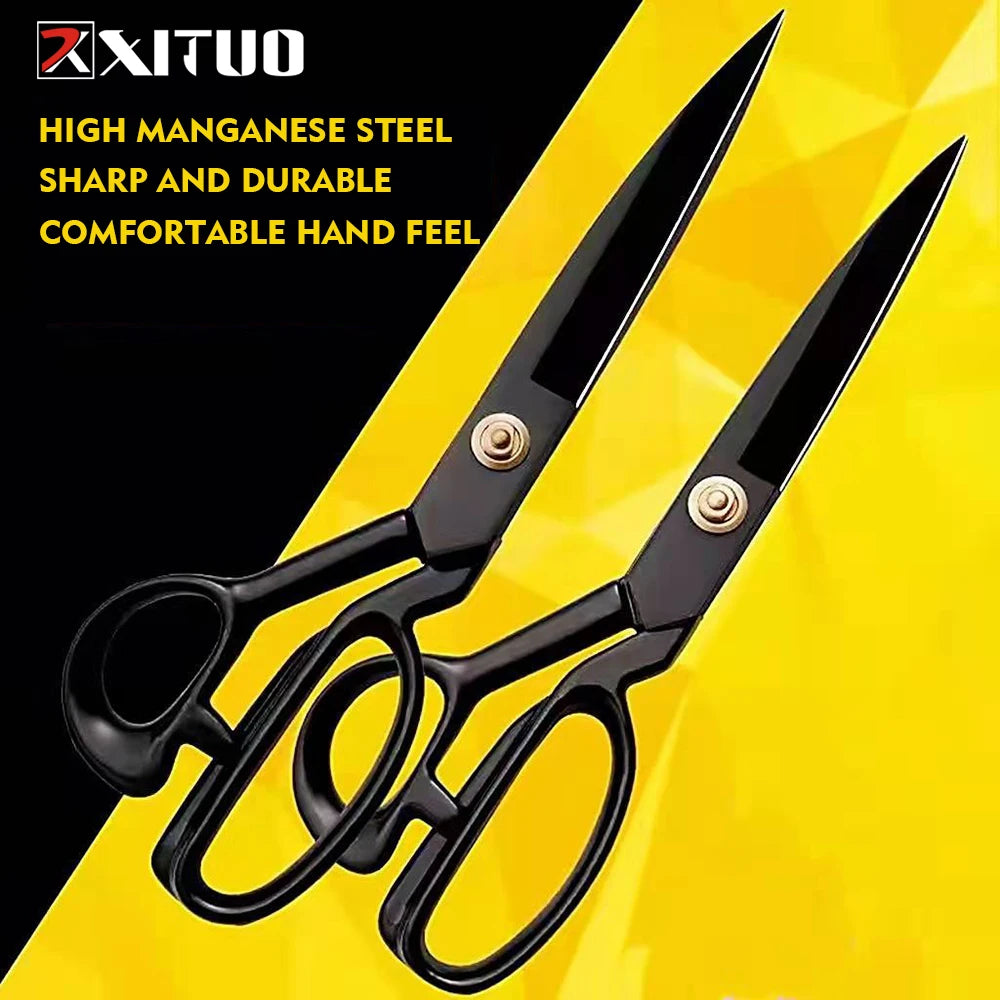 Professional Tailor Scissors Cutting Fabric Heavy Duty Scissors Leather Cutting Industrial Sharp Sewing Shears for Home Kitchen