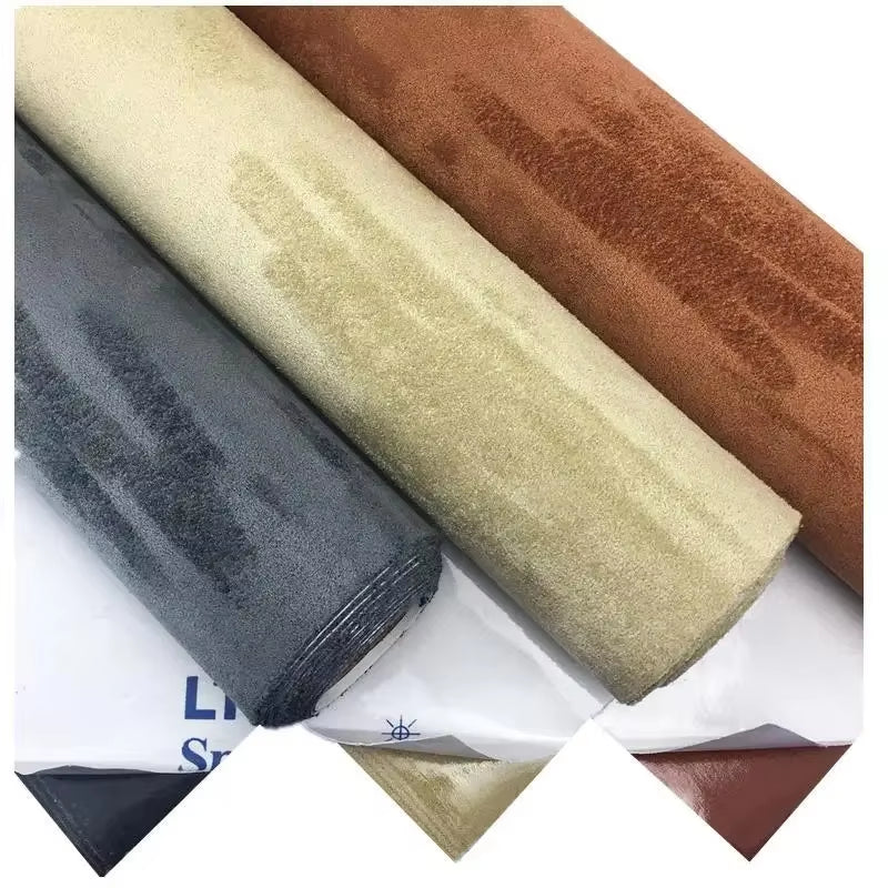 50X150Cm Wear-Resistant Suede Leather Refurbished Self-Adhesive Artificial Synthetic Leather Patch Sofa Repair Car Seat Sticker