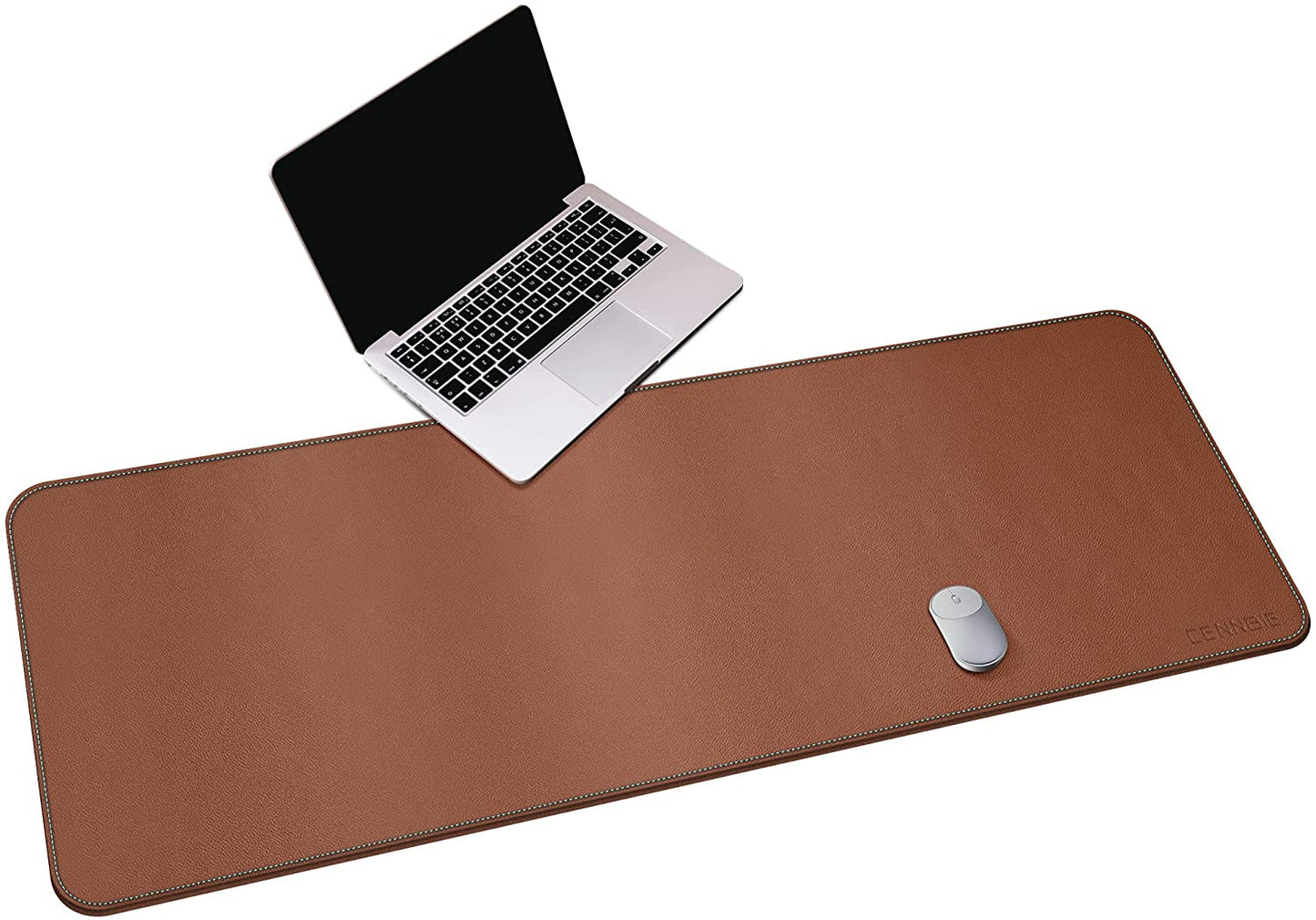 Leather Desk Pad – Large Mouse Pad - Desk Mat Home Office Desk Accessories Desktop Protector Non Slip Writing Desk Blotter (59 X 23.6 Inch – Light Brown)